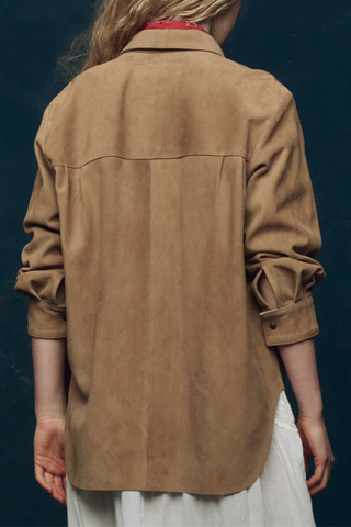 The Suede Traveler Jacket | Golden Brown