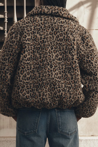 The Vail Jacket | Tan Leopard