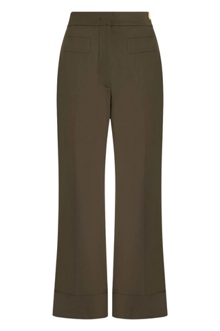 Brody Crop Cuff Pant | Forest