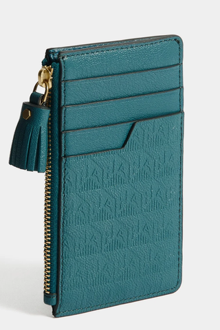 Anya Brands Zip Card Case Frosted Flakes | Light Petrol
