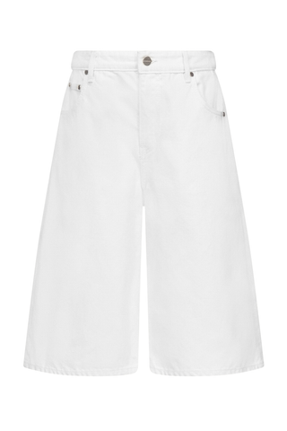 Boxy Relaxed Short | White