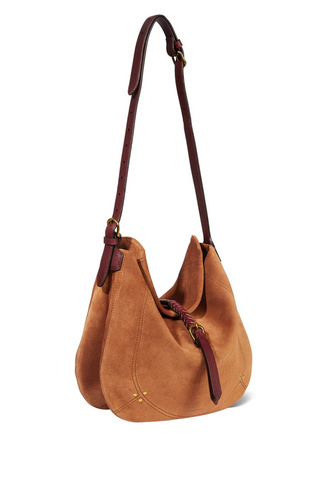 Luis Bag | Split Suede Caramel