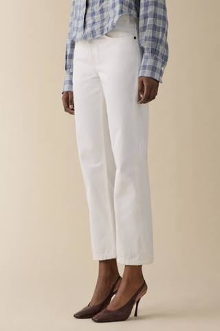 Sisli Cropped Jean | Natural White