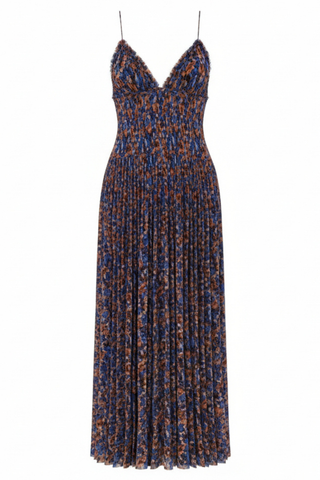 Atrani Silk Gown | Violet