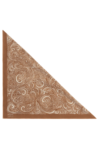 The Stetson Western Paisley Scarf | Rust