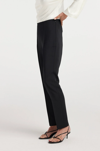 Cigarette Leg Trousers | Black