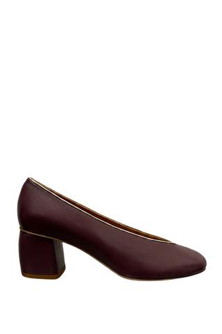 Nappa Leather Decollete Shoes | Ruby
