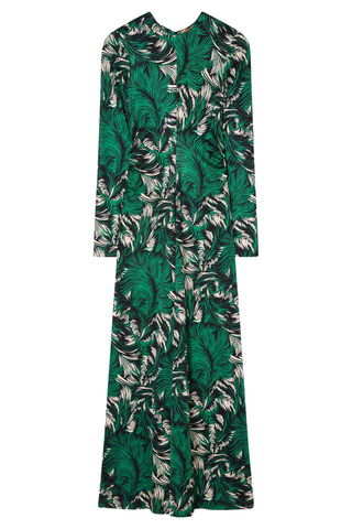 Long Sleeves Angelica Dress | Quill Green