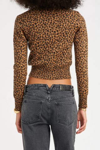Cashmere Baby Cardigan | Leopard