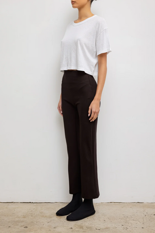 Rio High Waist Flare Pant | Chocolate