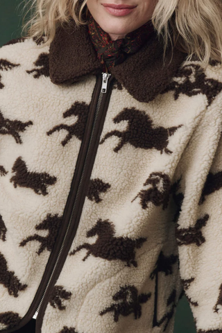 The Pasture Jacket | Cream w/ Hickory