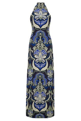 Asher Dress | Palm Pavillion Cobalt