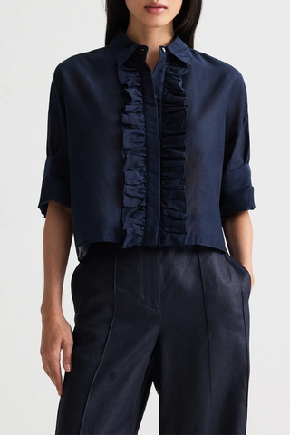Next Ex W/ Ruffle Shirt | Midnight