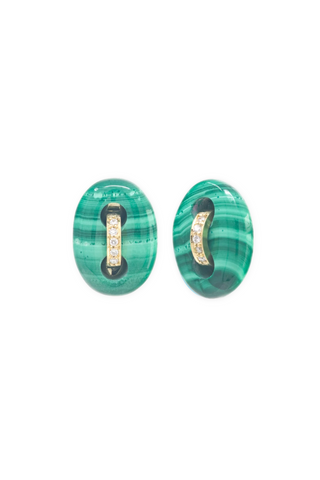 Mariner Studs | Malachite