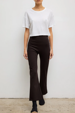 Rio High Waist Flare Pant | Chocolate