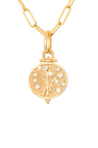 Engraved Tree Of Life Pendant