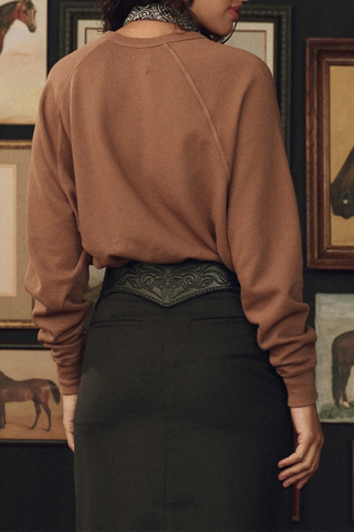 The College Sweatshirt Stetson Graphic | Tobacco