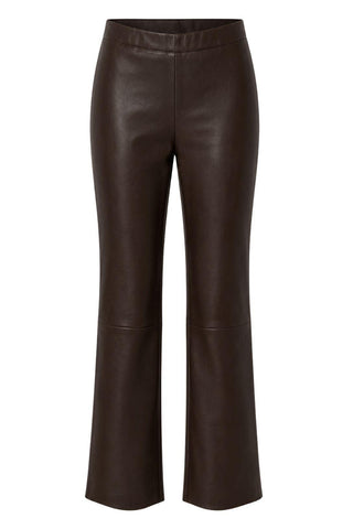 JP Twenty Leather Pant | Choco