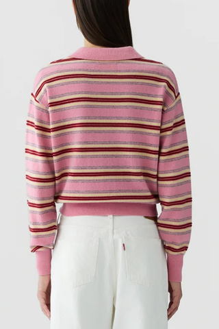 Collegiate Stripe Polo | Sprinkle Combo