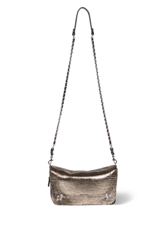 Bobi S Bag | Lamé Champagne