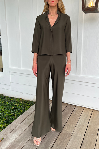 Square Front Frolic Blouse | Ivy