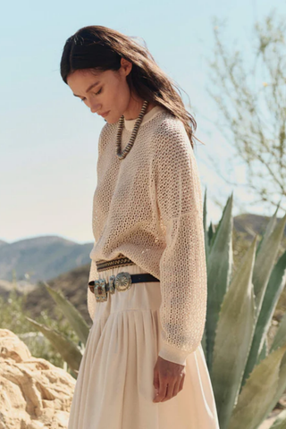 The Crochet Pullover | Natural