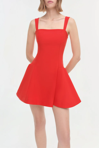 Sadie Mini Dress | Fiery Red