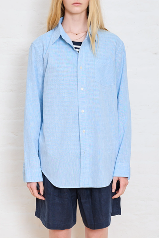 Boyfriend Shirt | Medium Blue