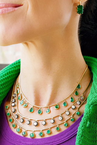 Diamond Fringe Necklace