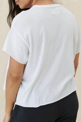 The Crop Tee | True White