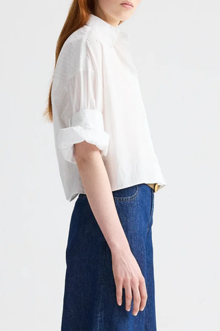 Next Ex Shirt | White/Light Blue