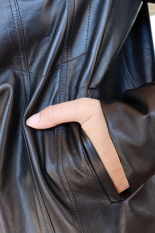 West Leather Jacket | Black