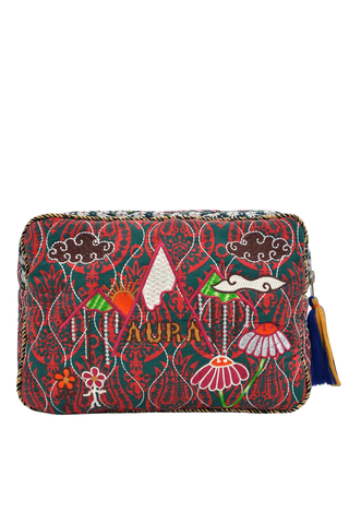 Aura Big Pouch | Pink/Navy