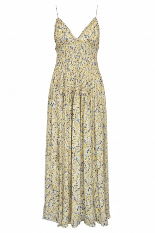 Atrani Silk Gown | Daffodil