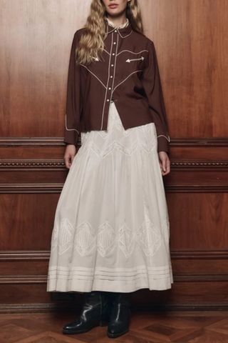 The Western Shirt | Brown