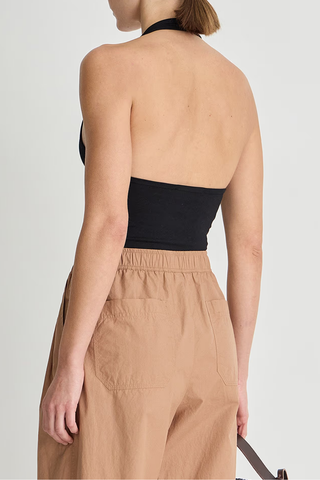 Bodi Halter Bodysuit | Black