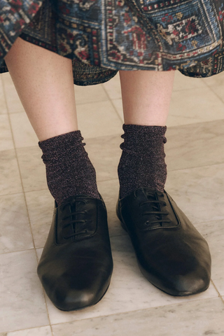 The Lurex Socks | Amethyst