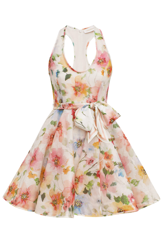 poppy pink floral mini dress Poppy Pink Floral Mini Dress FancyAdd
