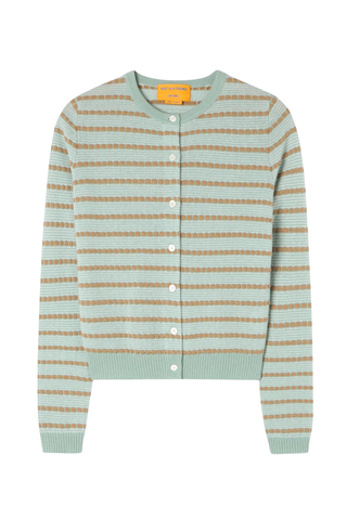Pebble Stripe Jane Cardigan | Sage Brush Combo