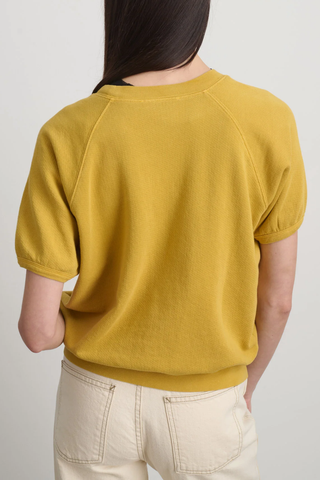 Short Sleeve Sweatshirt | Marigold Overdye