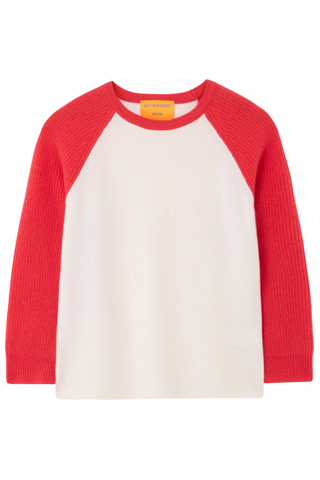 Baseball Tee | Cream/Scarlet