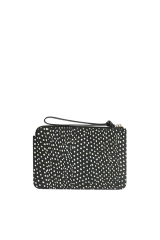 Flat Pouch | Black/Ecru