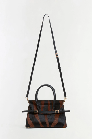 River Small Top Handle Bag | Cacao Multi