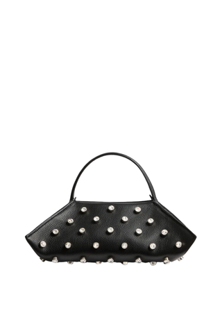 Origami Baguette | Black/Crystal