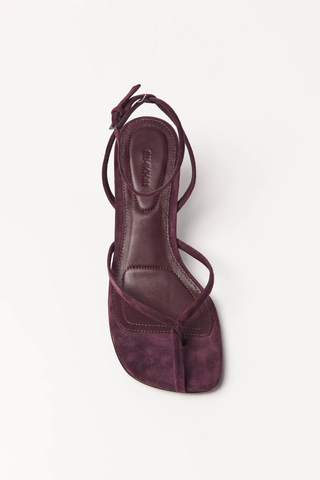 Kelsey Suede Strappy Wedge | Fig