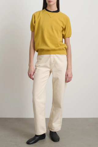 Short Sleeve Sweatshirt | Marigold Overdye