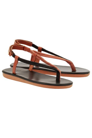Zoi Sandal | Black Tan