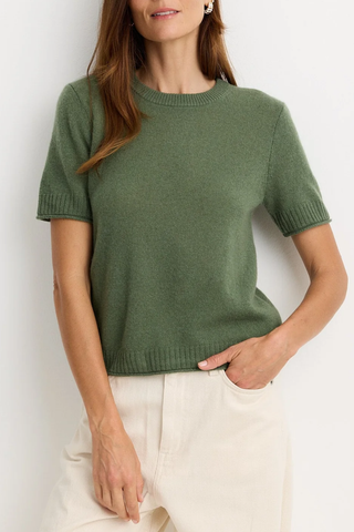 Serafina Cashmere Tee | Thyme
