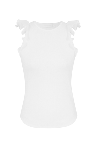 Awaken Frill Tank | Ivory