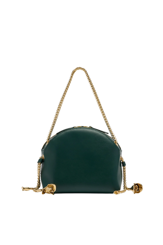 Flora Chain Bag | Forest Green